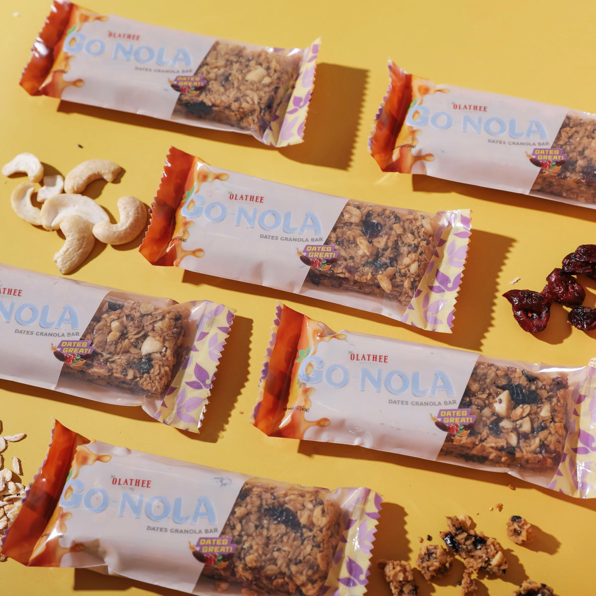 10.10 [SAVE MORE] GO-NOLA Dates Great (7 Bars/280g)